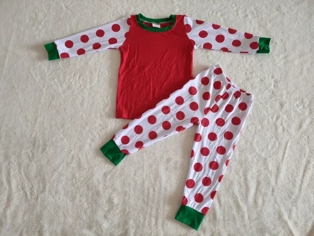 Red Polka Dot Pajama Set