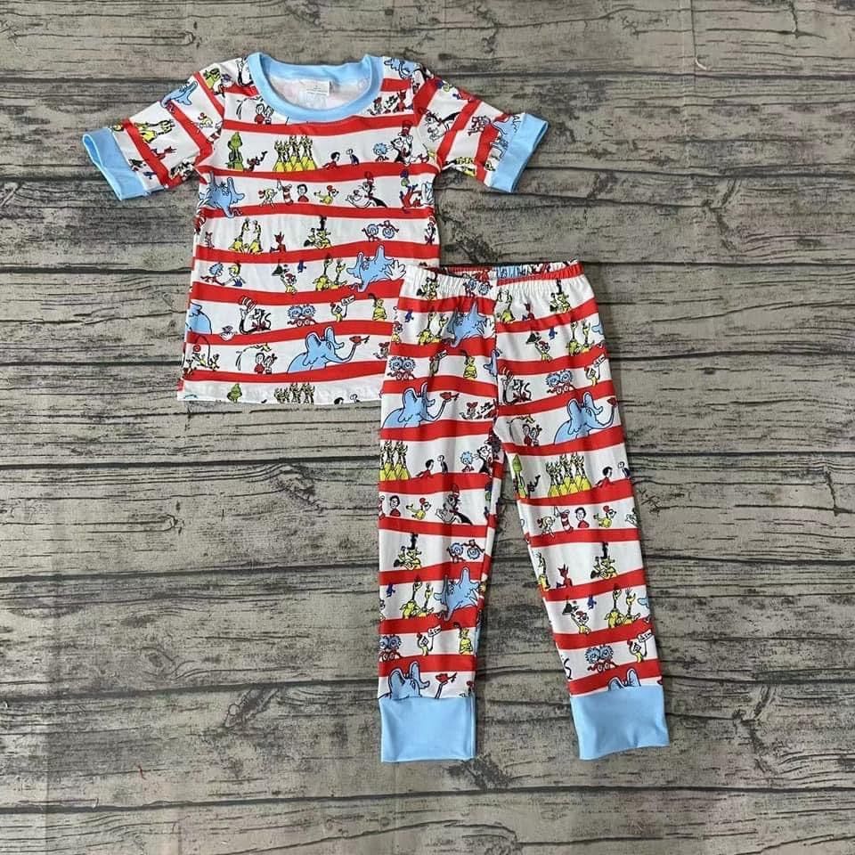 Elephant cartoon short-sleeved trousers boy pajamas
