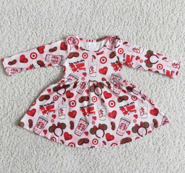 Valentine girl dress