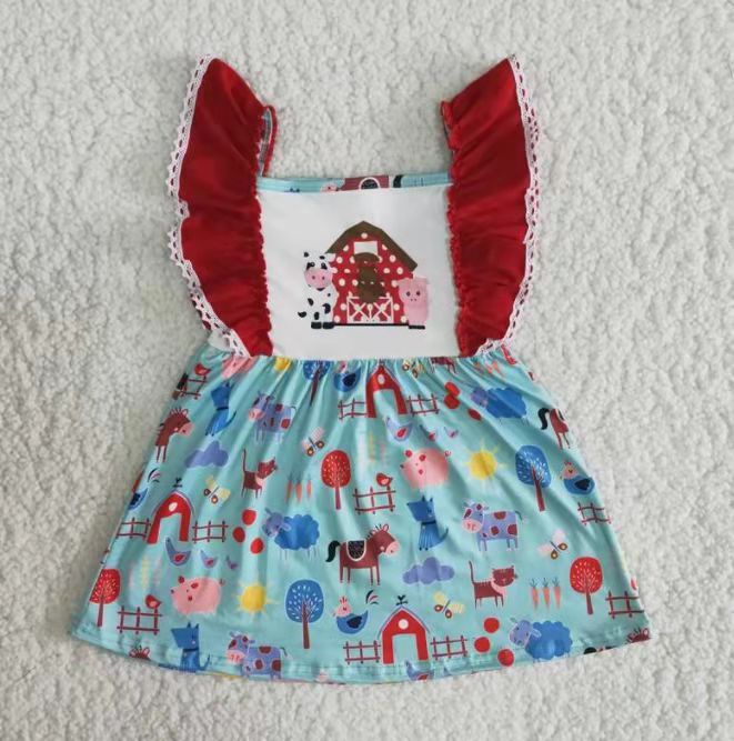 children  girl farm dress