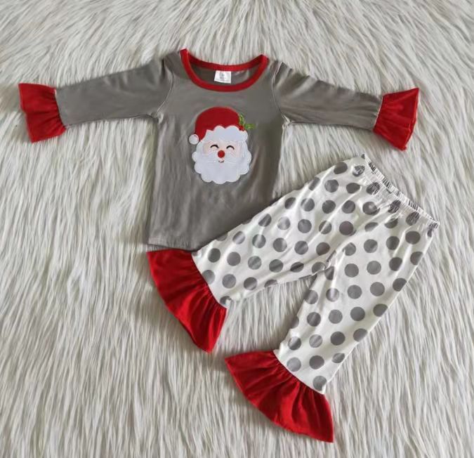 girl Christmas Santa set