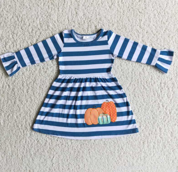 Striped pumpkin dress