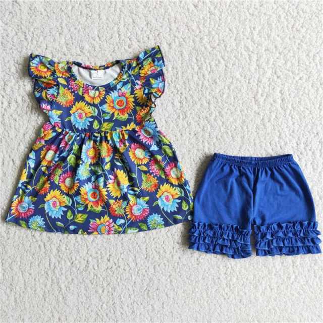 Sunflower blue suit