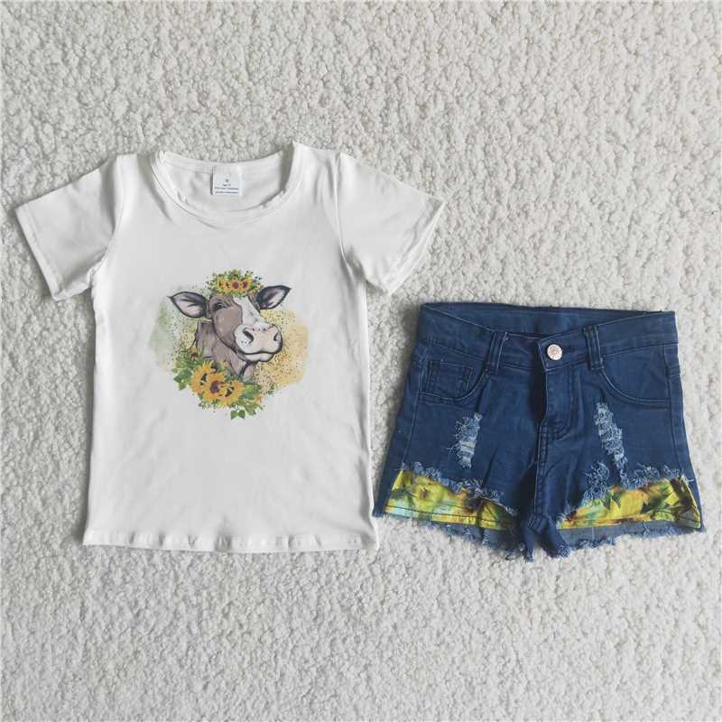 The sunflower denim set