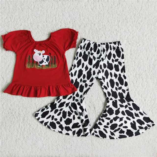 Baby girls  short-sleeved  suit
