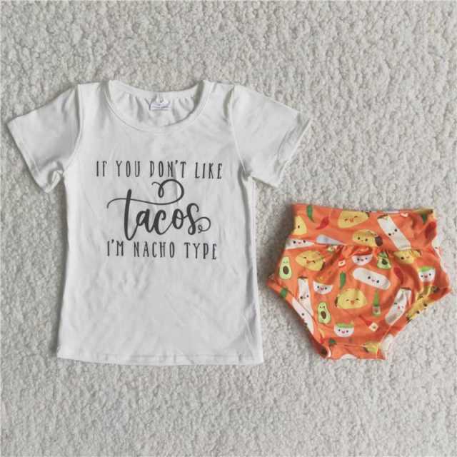 white short sleeve t- shirt sets