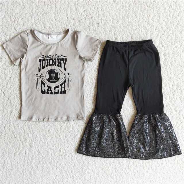 Baby girls  short-sleeved  suit