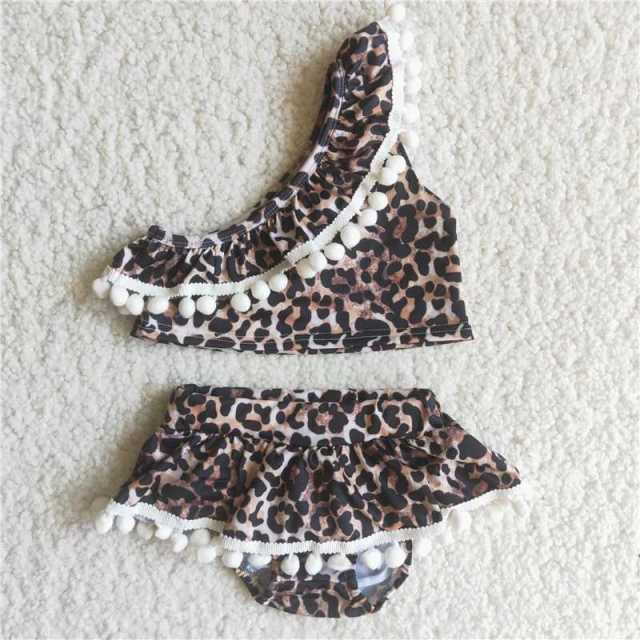 Baby Girls summer Leopard swimsuit