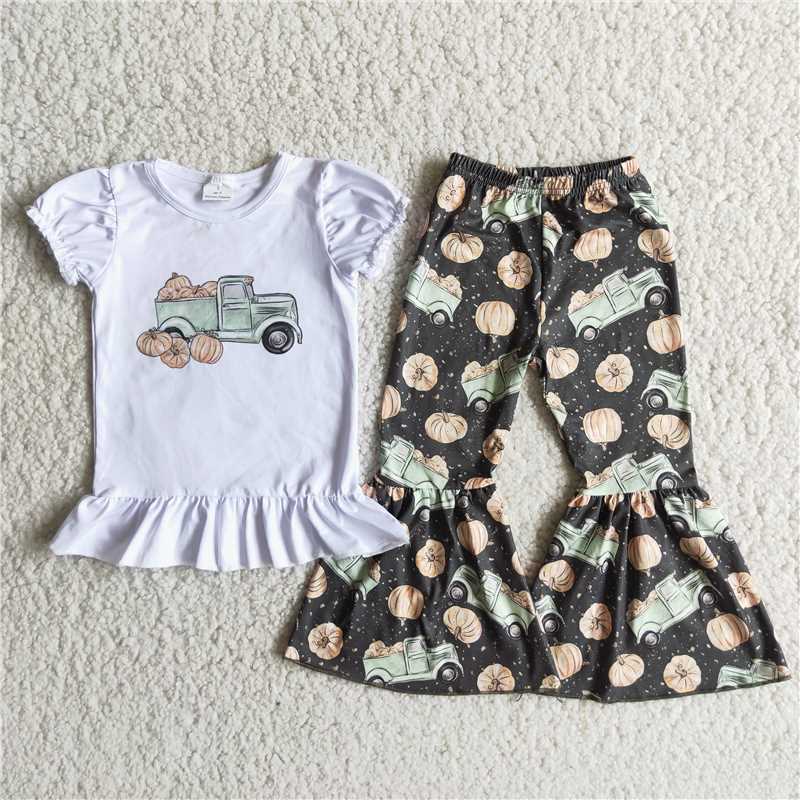 Baby girls  short-sleeved  suit