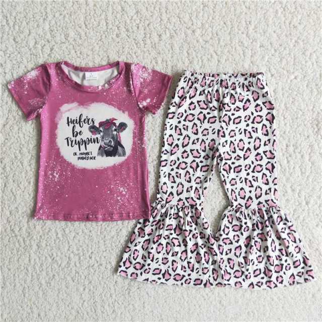 Baby girls  short-sleeved  suit