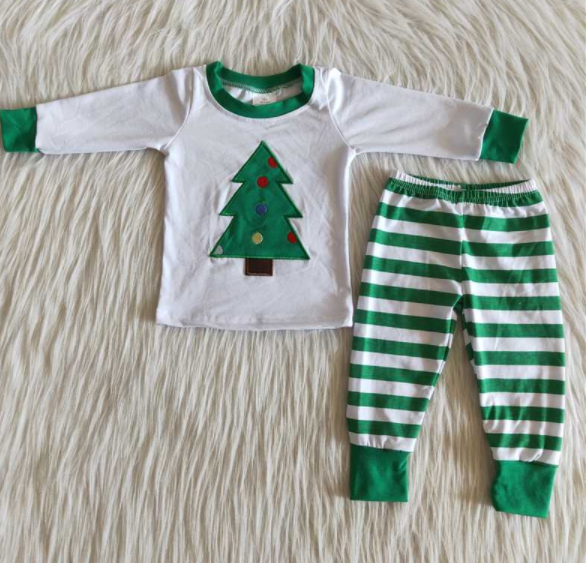Christmas boy pajamas sets