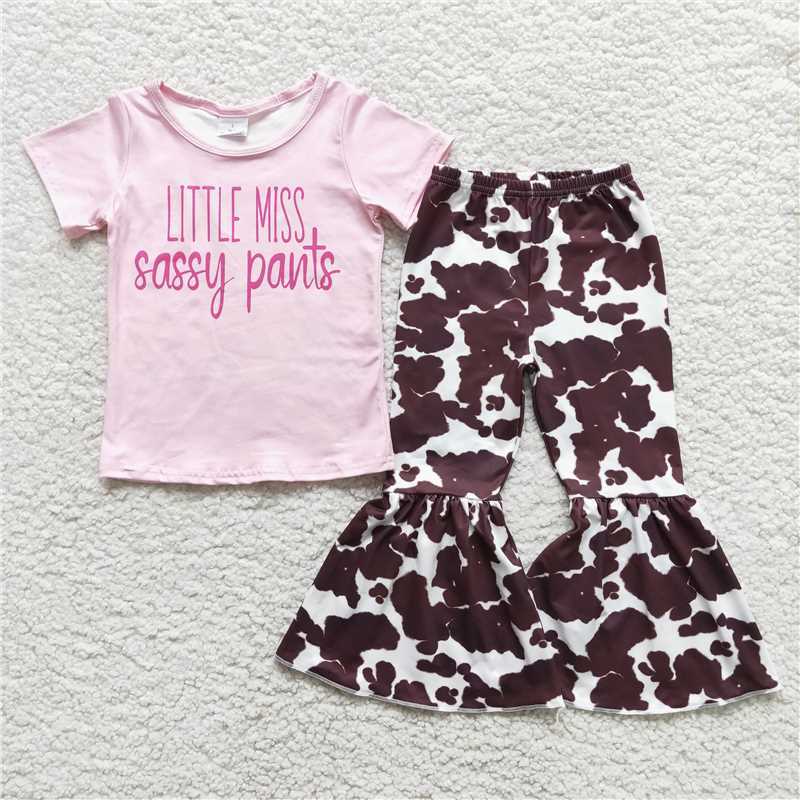 Baby girls  short-sleeved  suit