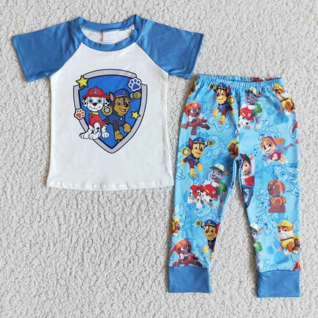 baby clothes set cartoon print cute kids boy set