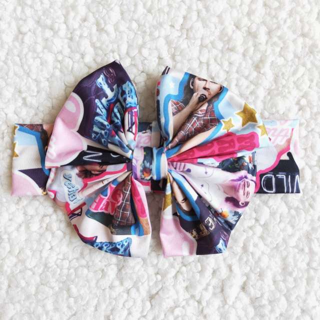 baby  star print bow