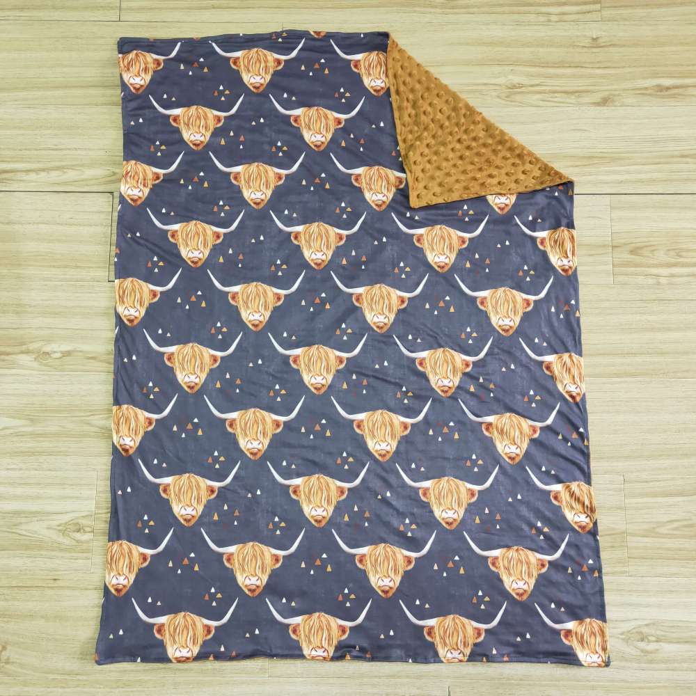 baby  cute blanket  cow print