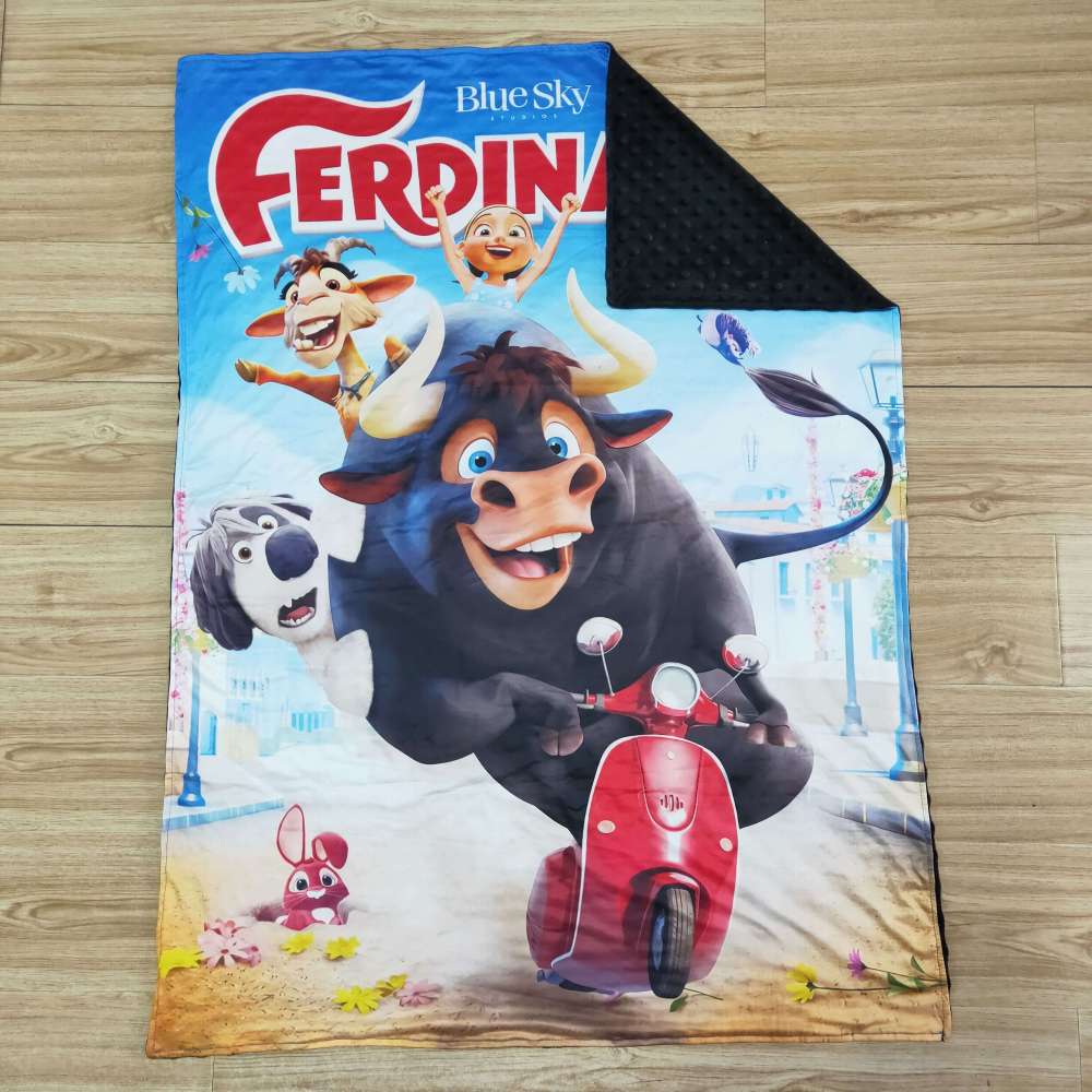 baby  cartoon print blanket