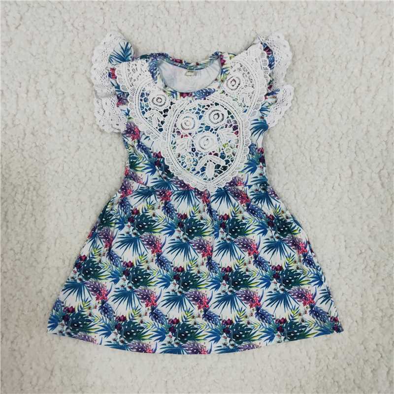 Floral lace boutique dress