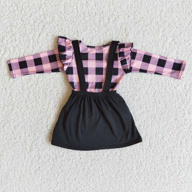 kids girl clothes long sleeve top with skirt children Valentine's Day boutique outfits