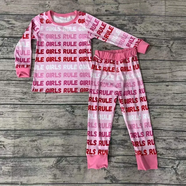 The pink pajamas sets