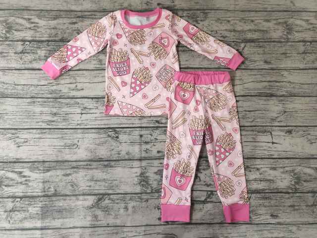 The pink pajamas sets