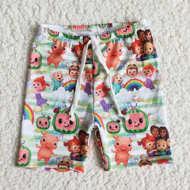 children boy's cartoon Swimming pants