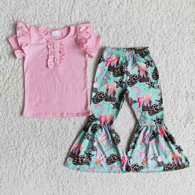pink bell bottom pants singer pattern outfit