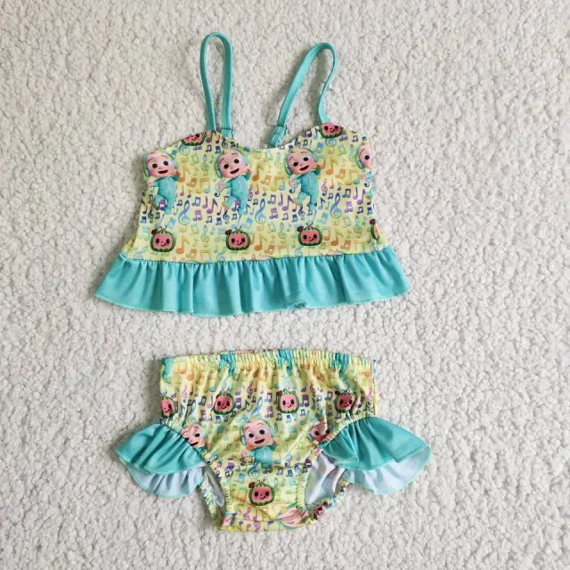 Cartoon Girl's Summer Swimsuit outfit