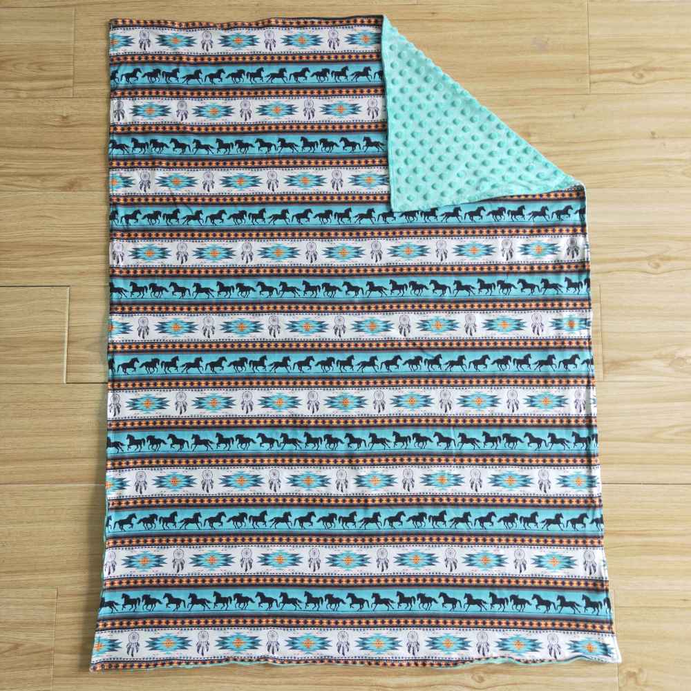 baby blue kid's blanket
