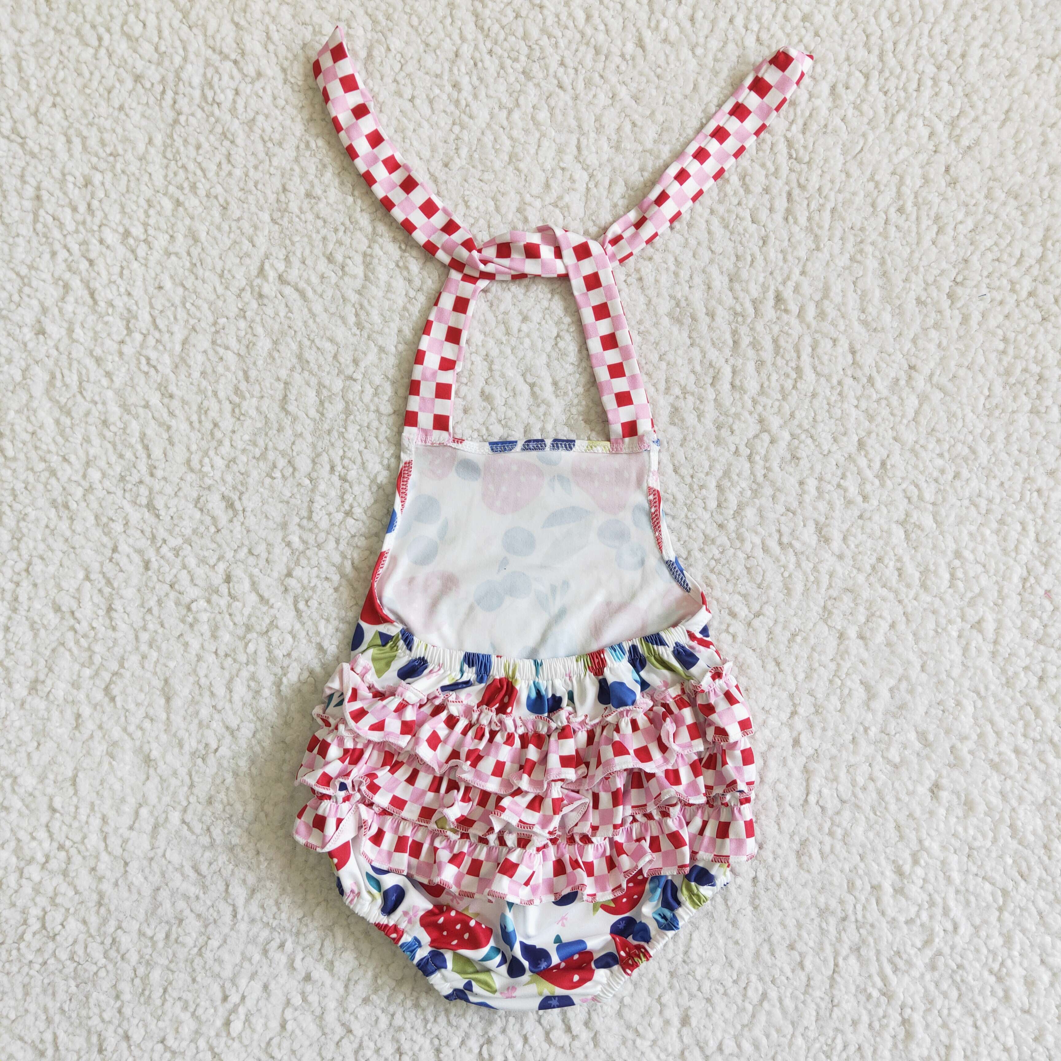 Baby Girls Cute Cartoon Summer Romper