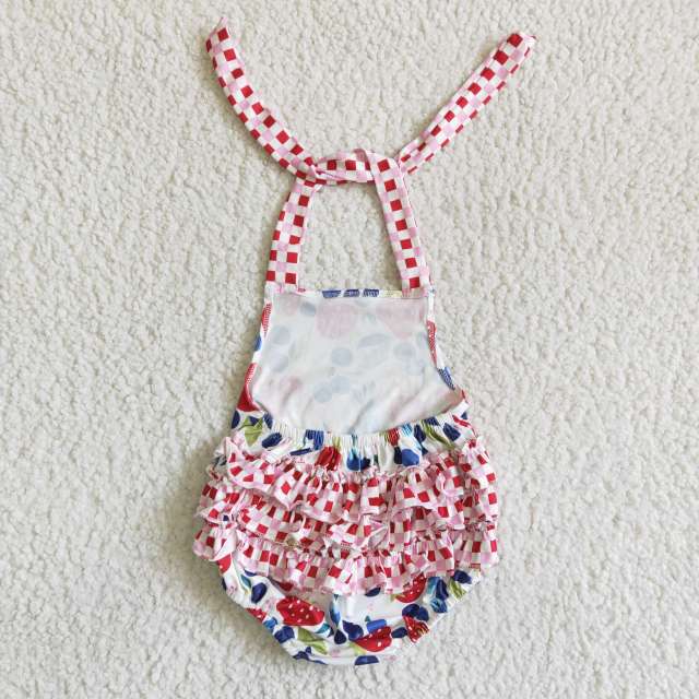 Baby Girls Cute Cartoon Summer Romper