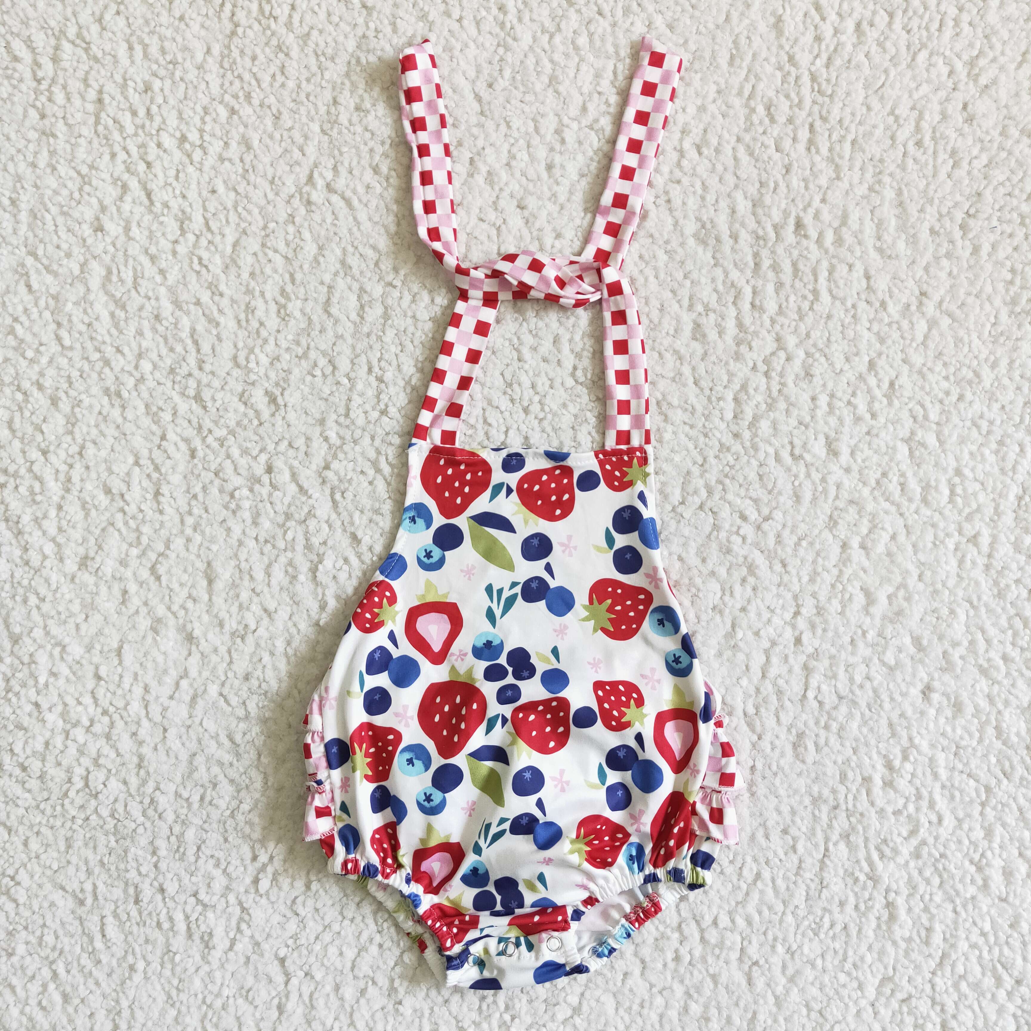 Baby Girls Cute Cartoon Summer Romper