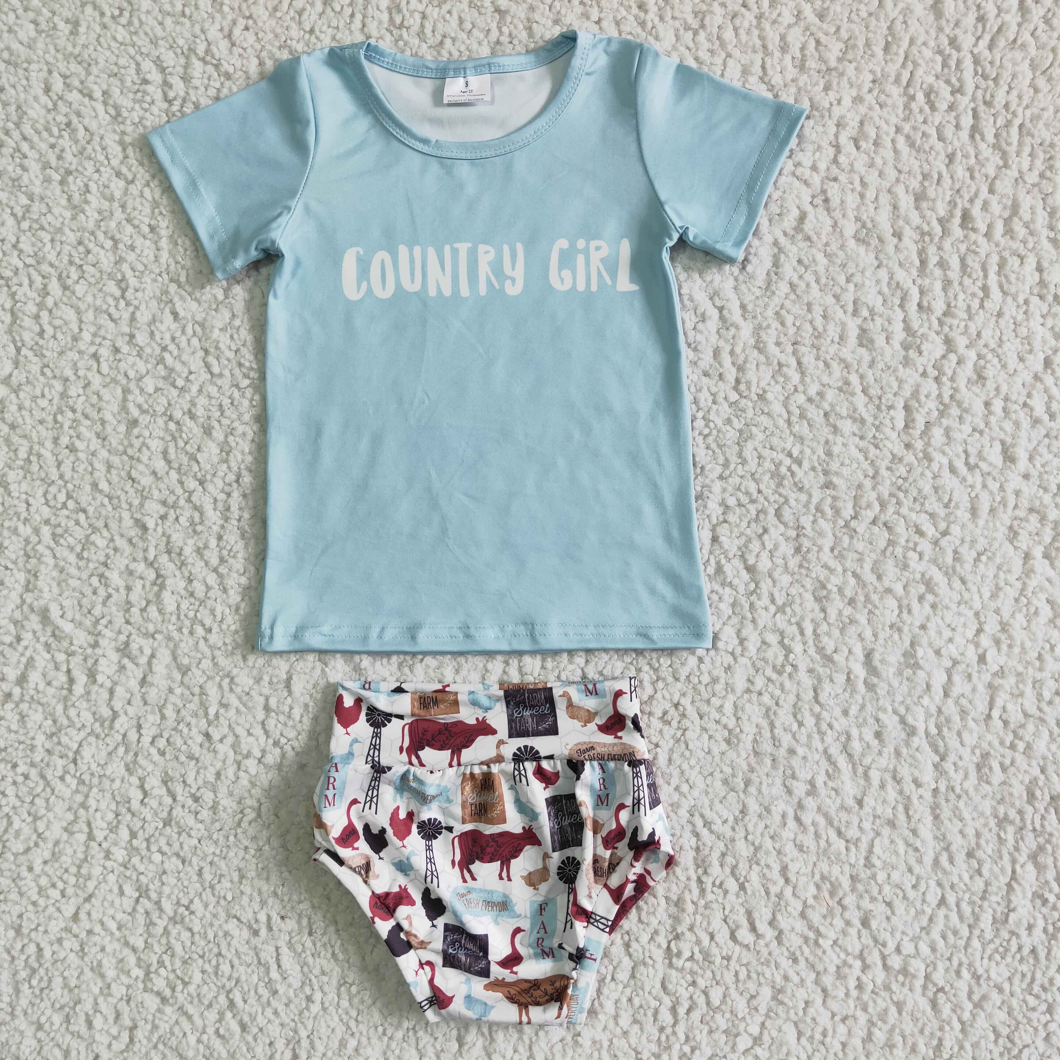GBO0004  baby summer clothes newborn bummies set