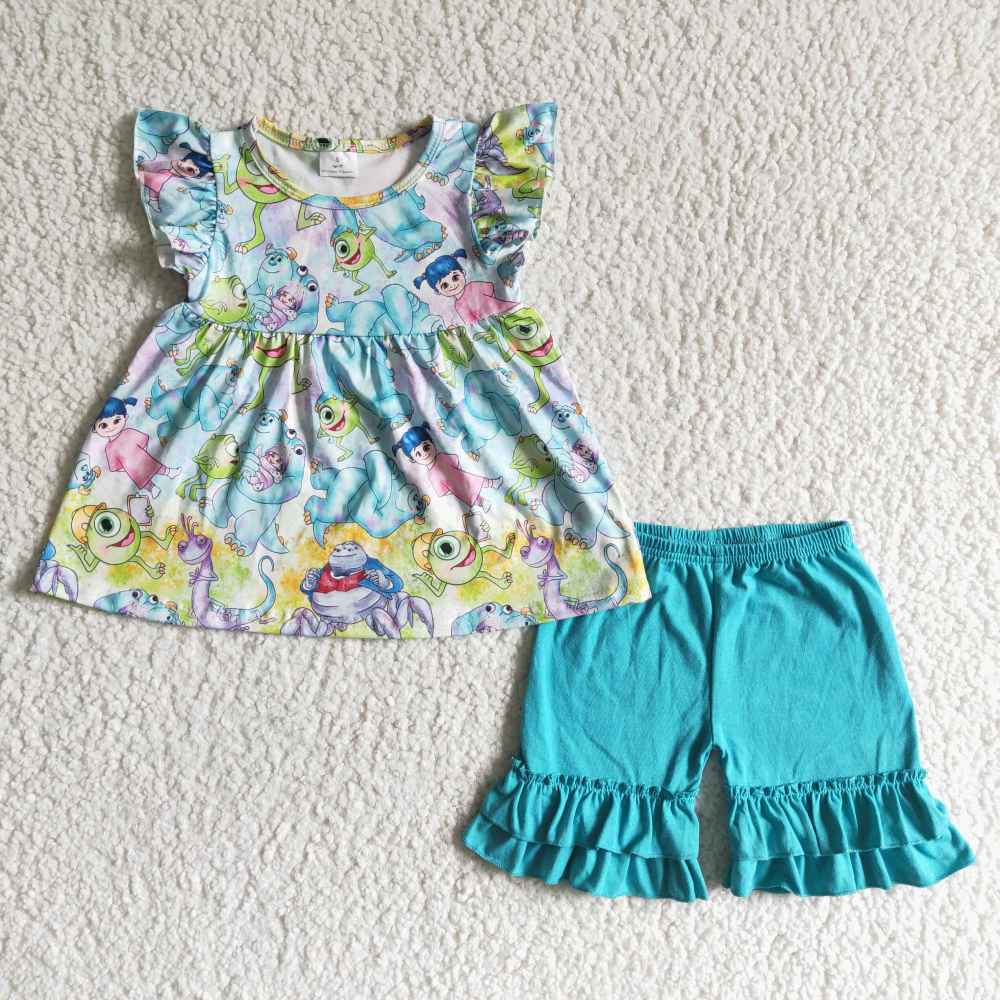GSSO0040 Baby girls cartoon set