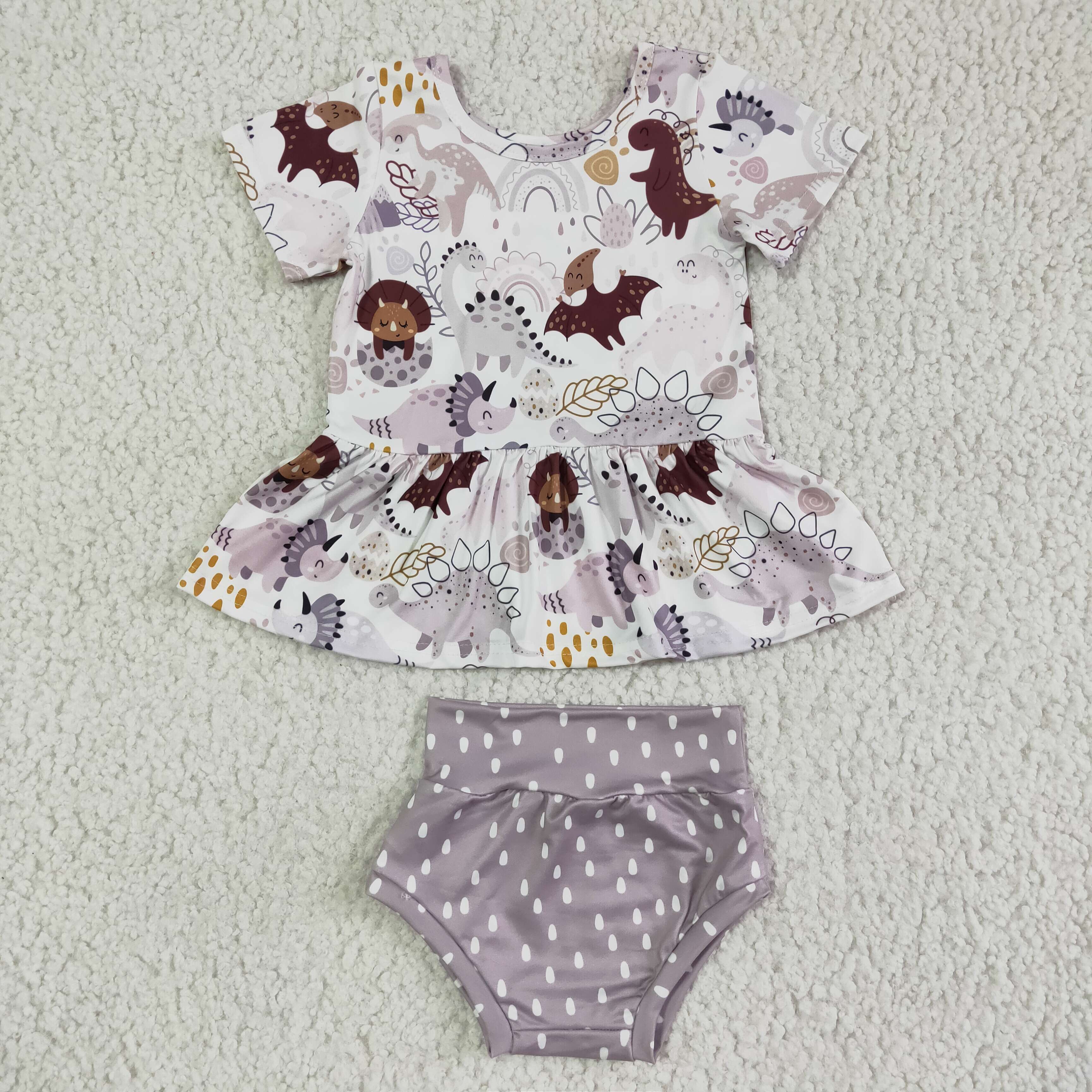 GBO0031  baby summer clothes set kids bummies set