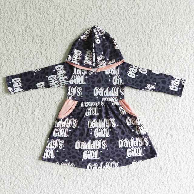 GLD0002  kids clothes long sleeve girl dress