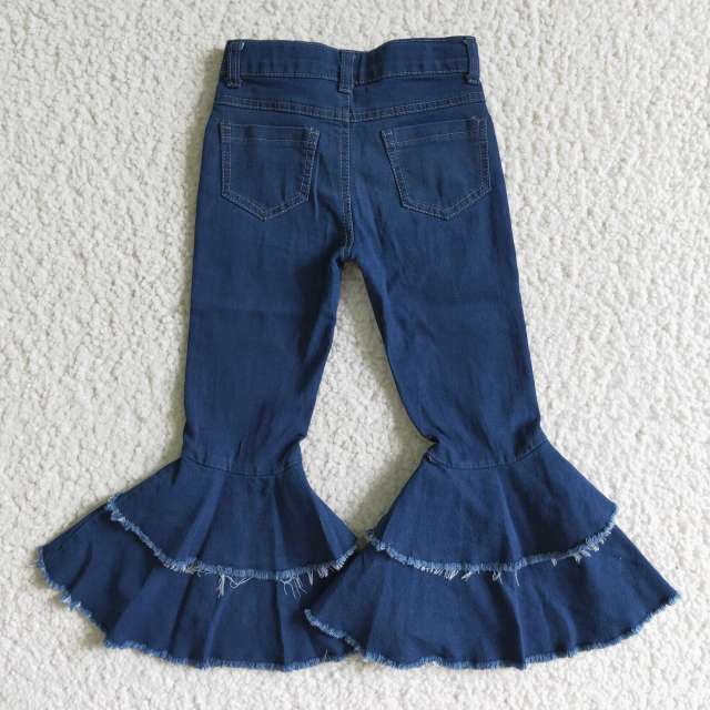P0007 kids clothes girls  flaire jeans