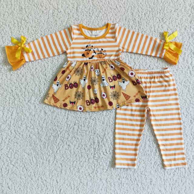 GLP0045 baby girl clothes  2 pieces Halloween outfits