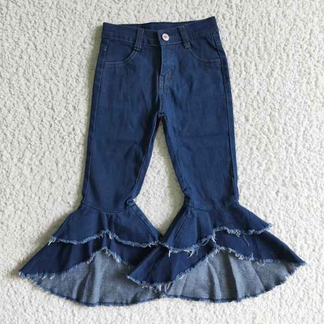 P0007 kids clothes girls  flaire jeans