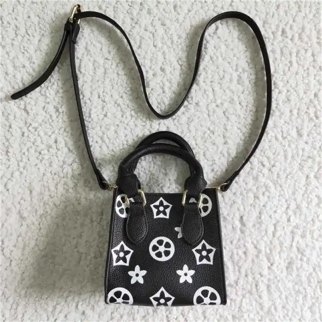 Black Printed Shoulder Bag