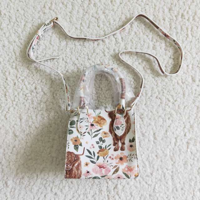 BA0012 Alpine cow flower boutique shoulder bag