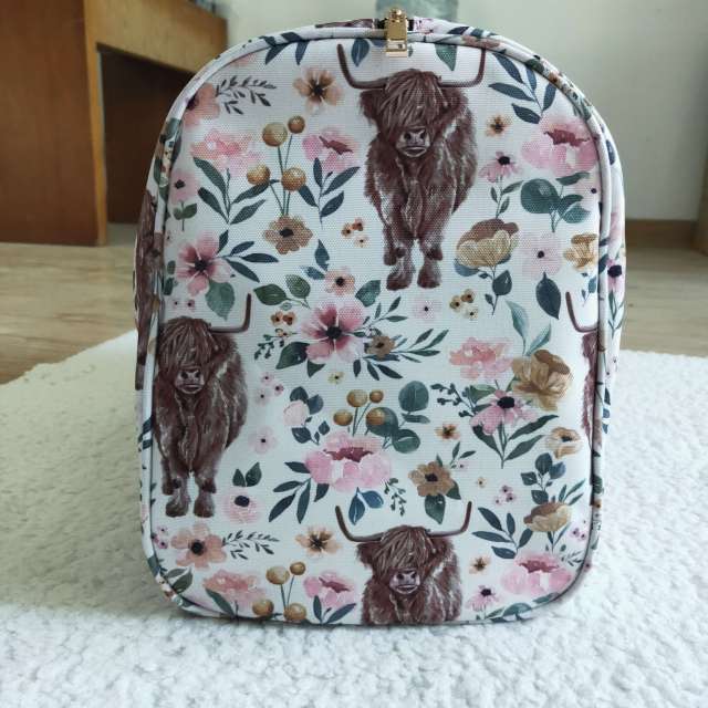 BA0007  kids cow print bag