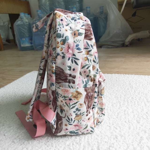 BA0007  kids cow print bag