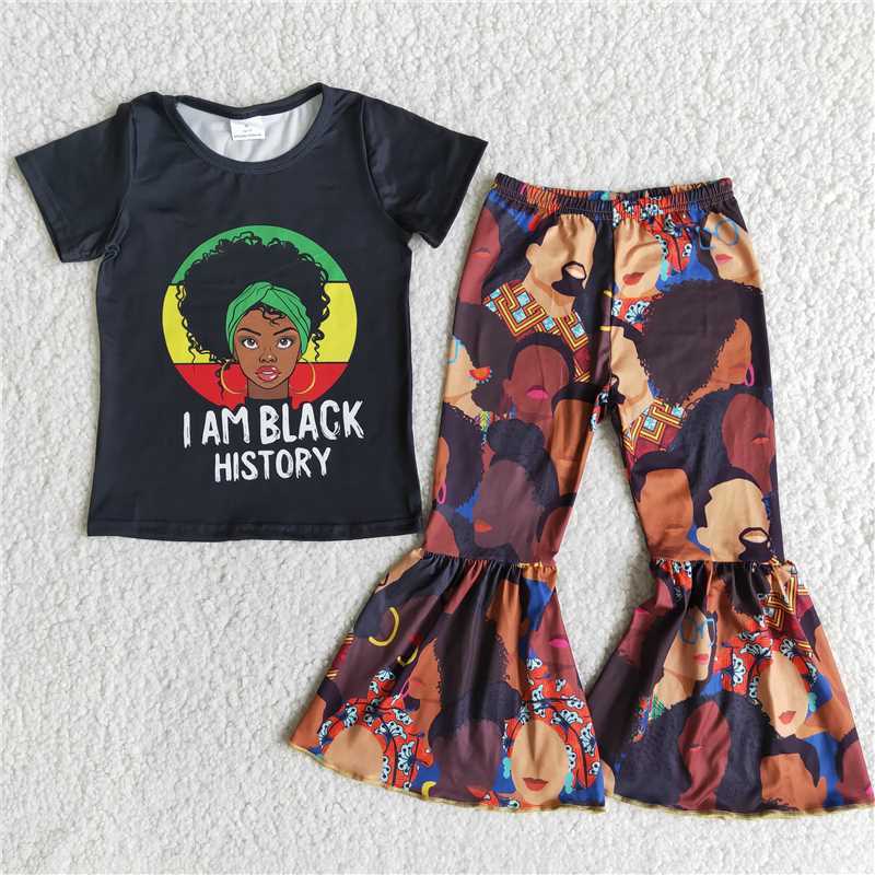 E11-27 black sleeves shirt pants outfits