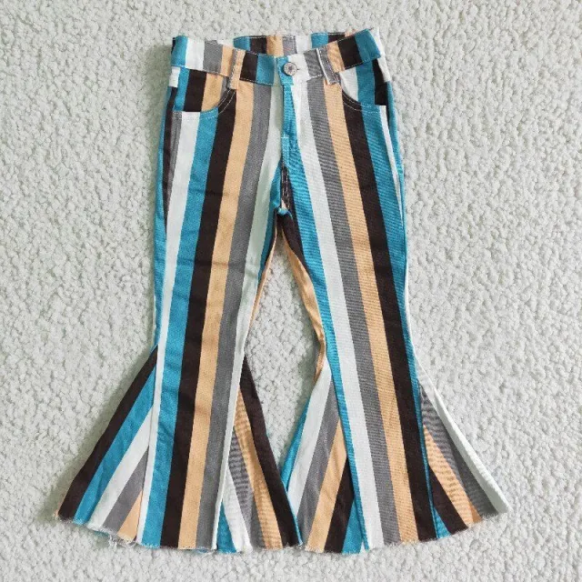 Striped Girls Jeans