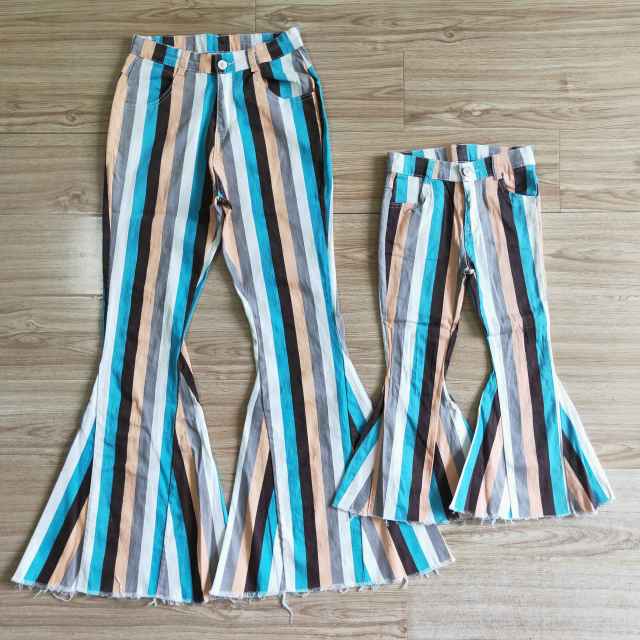 P0009  Adult  stripes jeans