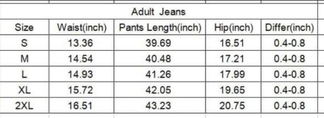 P0009  Adult  stripes jeans