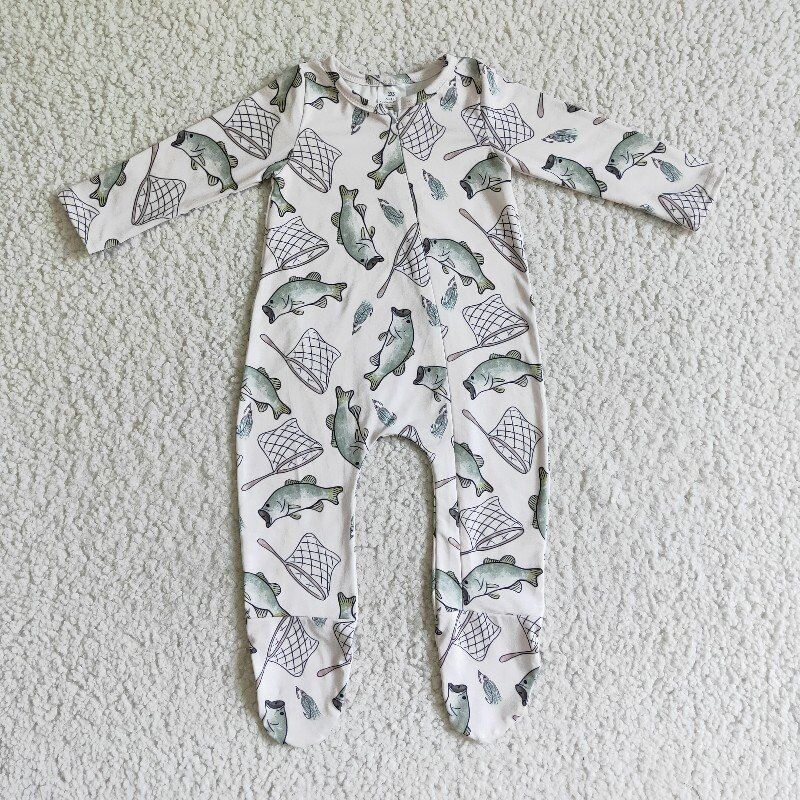 Fish boy sleepwear  romber