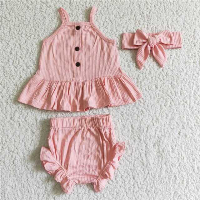 GBO0057 baby summer clothes set sold kids bummies set