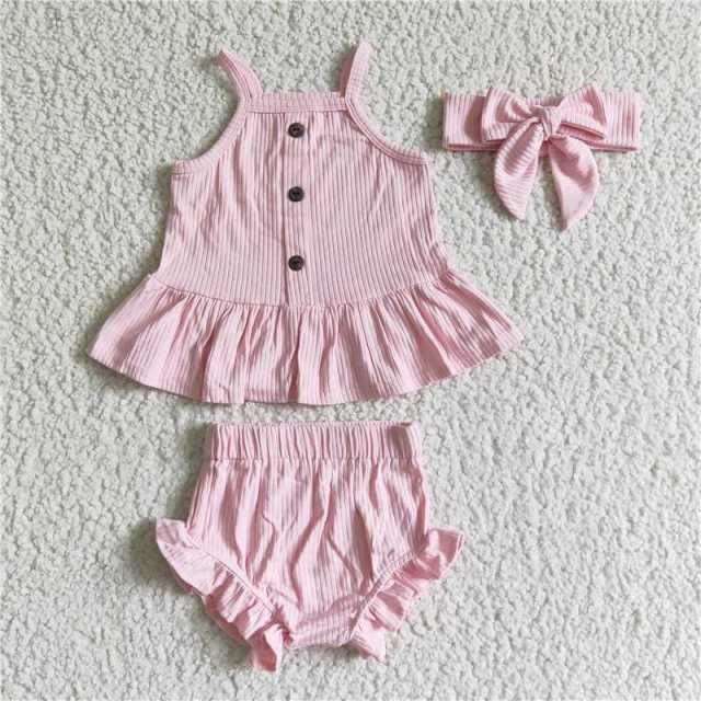 GBO0054 baby summer clothes set sold kids bummies set