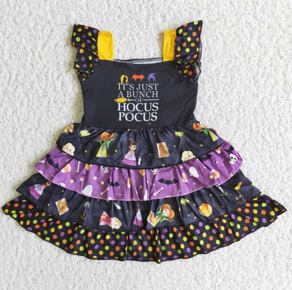 C3-23 hocus pocus four layer lace dress